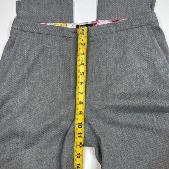 Ted Baker London Grey Tapered Ankle Pants Size 2 - Picture 9 of 11